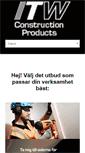 Mobile Screenshot of itwconstruction.se