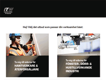 Tablet Screenshot of itwconstruction.se